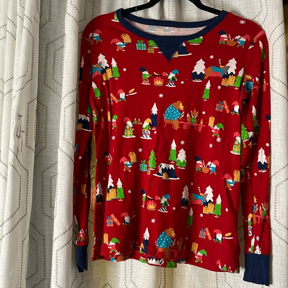 Women’s S Holiday/Christmas PajamaTop Long Sleeve Long Sleeve